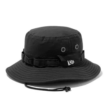 New Era Adventure Sizes ADVENTURE WASHED DUCK BLK 25J Hat, Outdoor, Black, S/M, WHT,