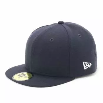 New Era Basic Solid Navy Size 7 506 BASIC 25J Cap, 1/4, NVY/WHT,