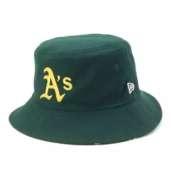 New Era BUCKET01 OAKATH Reversible Bucket Hat x (13515803) (Green Brown/Small/Men s, Women s)