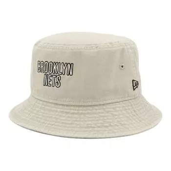 New Era BUCKET01 Панама Винтаж BKN Кислотный Коричневый NER36C8929 Шляпа, НБА, Стиль, Камень, M/L, Стирать, Камень, 14388512,