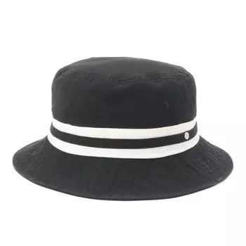 New Era Bucket01 Striped Band Black Bucket Size Hat, S/M