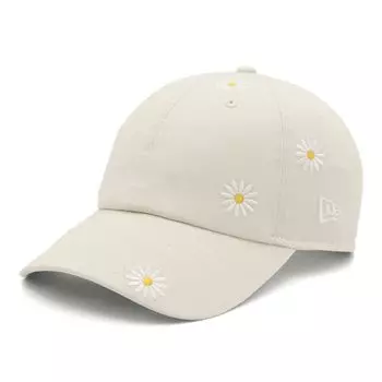 New Era Casual Classic Cap FREE Flower ONSPOTZ Summer Sun UV Cool Various Styles (14699717, NER36C6562), Ivory/White, Embroidery, Exclusive,