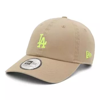 New Era Casual Classic Cap MLB Los Angeles Dodgers LA Yellow FREE ONSPOTZ and Casual New Era BB UV Trendy Functional Hat for Outings (14712461,