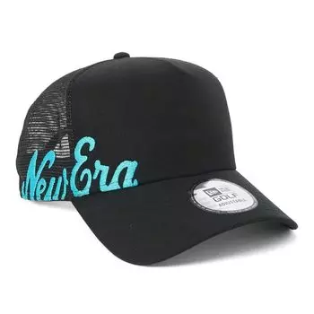 New Era Essential Golf Mesh Free 940AFTR Word NER36G6366 9FORTYA-Frame Cap, Black, Size, GF, Mark, Black, 251, 14391341,