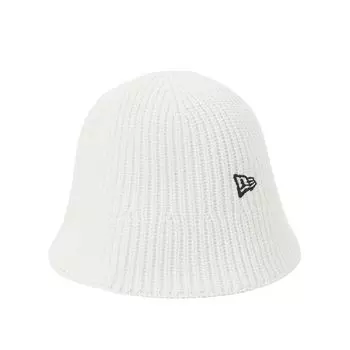 New Era Explorer Knit Bucket Solid KNIT EXPLORER SB SUMMER KNIT WHI 14388398 NER36C4803 Hat, White, M/L,
