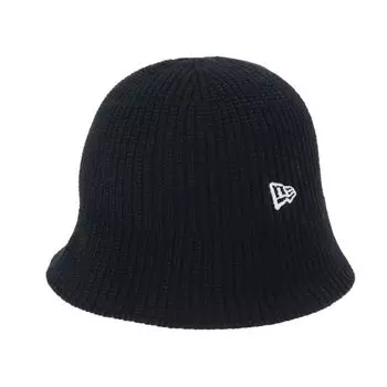New Era Explorer Knit Bucket Solid Size KNIT EXPLORER SB SUMMER KNIT NER36C4803 Hat, Black, L/XL, BLK, 14388399,