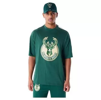 New Era Футболка с коротким рукавом NBA Panel Milwaukee Bucks S