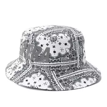 New Era Golf Bucket ONSPOTZ Golf Essential Paisley Reflector Print Hat, Exclusive, Paisley, White, L/XL, Bucket-01