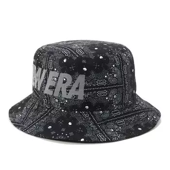 New Era Golf Bucket ONSPOTZ Size Golf Essential Paisley Reflector Print Hat, Exclusive, Paisley, Black, S/M, Bucket-01