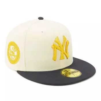 New Era Кепка Newera 59FIFTY 70824163 NER35C4178 MLB New York Yankees NY Chrome Белый Белый Белый НАШИВКА ПОД КОЗЫРЬКОМ ONSPOTZ Изготовленная на заказ кепка Gokyu