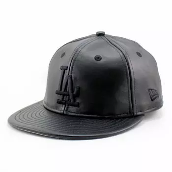 [New Era] Кепка RC9FIFTY Снэпбэк Лос-Анджелес Доджерс MLB НАТУРАЛЬНАЯ КОЖА РЕТРО КОРОНА СНЭПБЭК КЕПКА BLACKOUT ЛОС-АНДЖЕЛЕС ДОДЖЕРС 950 Шляпа Ретро Корона