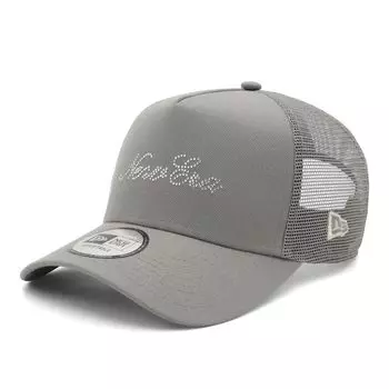 New Era Кепка-сетка ONSPOTZ Misty FREE 9Forty Trucker CS Логотип-надпись из страз, Эксклюзив, Утро, A-Frame