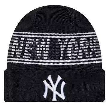 New Era Knit Beanie New York Yankees MLB SPORTS Knit Beanie темно-синяя NEW ERA NEW YORK YANKEES [Товар] тёмно-синий