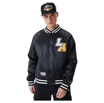 New Era Los Angeles Lakers Team Logo Satin bomber куртка M