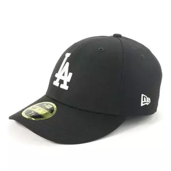 New Era LP5950 LOSDOD BLK SWHI Low LA Size 7 Size 23J Cap, Profile, Black/White, 5/8 ,