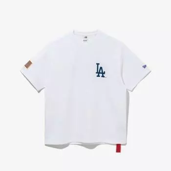 New Era M New Era футболка с коротким рукавом Cqk 14700229 футболка чемпиона Мировой серии Mlb La Dodgers белая M