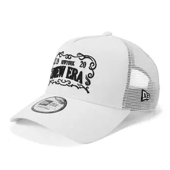 New Era Mesh Free 940AFTR FRAME NER36C4517 9FORTYA-Frame Cap, Cotton, White, Size, LOGO, White, 14388635,