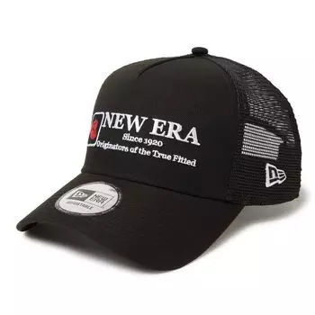 New Era Mesh Free 940AFTR NER36C4869 9FORTYA-Frame Cap, Cotton, Black, Size, CAP, Logo, Black, 14388652,