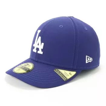 New Era MLB 59FIFTY LA Dark Size 7 Los Do Size 25J Pre-Curved Hat, Royal, 5/8, PC5950, Droy, SWHI,