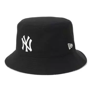 New Era MLB Jacquard Reversible Bucket NY Size BUCKET01 RV JACQUARD NEYYAN NER36C3721 Hat, Black, S/M, BLK, 14388499,