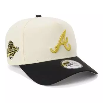 New Era MLB ONSPOTZ Exclusive ATL Cap with Gold Rush Side Free Atlanta Braves 9Forty 9FORTYA-FRAME Chrome/Black Patch. Shipping. A-Frame CS.