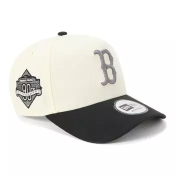 New Era MLB ONSPOTZ Exclusive BOS Free 9Forty CS Chrome Metallic Logo Side Boston Red Sox 9FORTYA-FRAME Chrome/Black Cap, Shipping, A-Frame Patch,