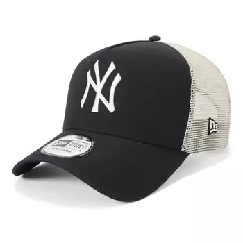 New Era MLB Typewriter Mesh NY Free 940AFTR MLB TYPE NEYYAN NER36C9884 9FORTYA-Frame Cap, Black, Size, BLK, 14388614,