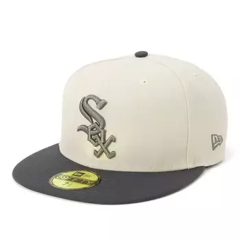 New Era New Era Cap 59FIFTY 2 Tone ONSPOTZ Специальный заказ CWS 7 59Fifty Color Stone Crown Mlb Chicago White Sox Stone/Graphite 1/2 2-Tone