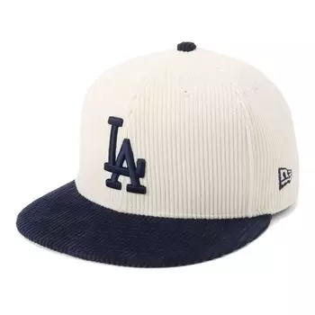 New Era New Era Cap 59FIFTY MLB ONSPOTZ Специальный заказ LA 7 5950 CORDUROY LOSDOD IVO NVY Слоновая кость/Темно-синий 5/8