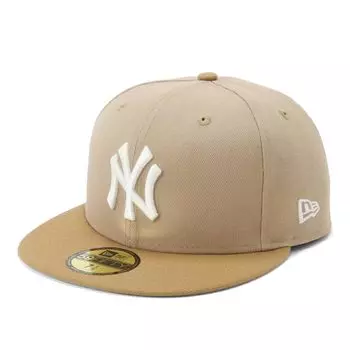 New Era New Era Cap 59FIFTY ONSPOTZ Special Order NY Camel 7 59Fifty Color Camel Sky Blue Mlb New York Yankees 5/8 2-Tone