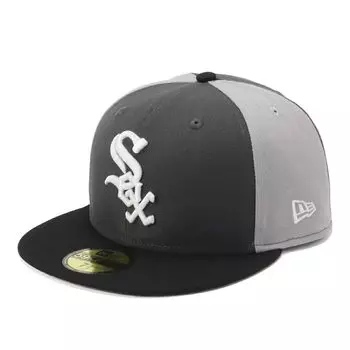 New Era New Era Cap 59FIFTY Shadow MLB CWS Dark Graphite 7 5950 CHIWHI SHADOW GRY BLK DGRA 1/2