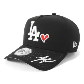 New Era New Era Cap LA Los Angeles Dodgers Shohei Ohtani ONSPOTZ Специальный заказ LA Black БЕСПЛАТНО 9Forty CS с сердцем Shohei Ohtani Signature Collection