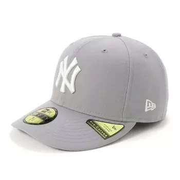 New Era New Era Cap MLB Precurved 59FIFTY Hat NY Gray 7 PC5950 NEYYAN GRY SWHT 25J 1/4