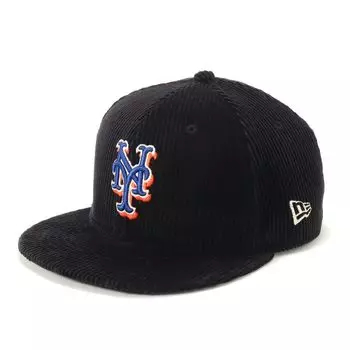 New Era New Era Детская кепка MLB Вельветовая NYM Черная YTH 950 MLB ВЕЛЬВЕТ NEYMET BLK ЮНОШЕСКАЯ 52-56см