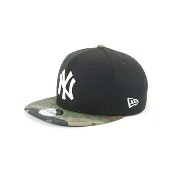 New Era New Era Детская кепка MLB NY YOUTH 950 NEYYAN BLK WCAMO SWHT 25J Черный/Лесной YOUTH52-56 см