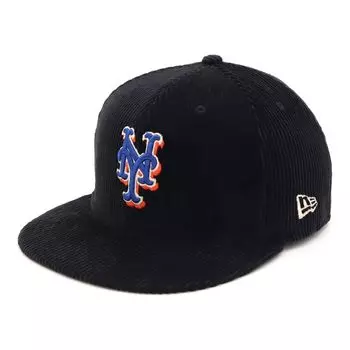 New Era New Era Кепка 59FIFTY MLB Corduroy NYM Черный 7 5950 CORDUROY NEYMET BLK 3/4