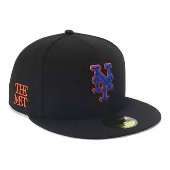 New Era New Era Кепка 59FIFTY MLB THEMET Collaboration NYM черная 7 5950 THE MET NEYMET BLK 14457389 NER36C2190 3/4