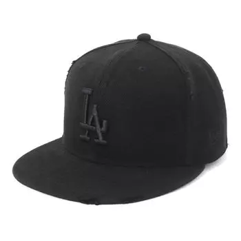 New Era New Era Кепка 59FIFTY MLB Damaged Denim LA Black 7 5950 MLB DAMAGED LOSDOD BDNM 14388856 NER36C6645 1/4