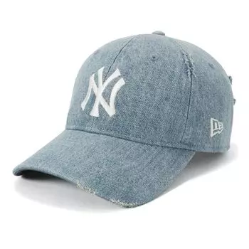 New Era New Era Кепка 9TWENTY MLB поврежденный деним NY вымытый деним 920 MLB поврежденный NEYYAN WDNM 14388778 NER36C0117 M/L