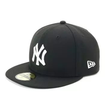 New Era New Era Кепка MLB New York Yankees NY 7 5950 NEYYAN BLK SWHI 25J черная/белая 1/4