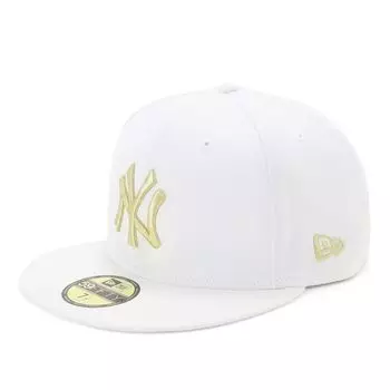 New Era New Era Кепка MLB New York Yankees NY 7 5950 NEYYAN WHT MT GLD 25J Белый/Золотой 5/8