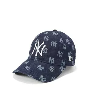 New Era New Era Kids Cap MLB Denim Monogram NY Indigo Denim YOUTH YTH 920 DENIM BURN OUT NEYYAN 52-56cm