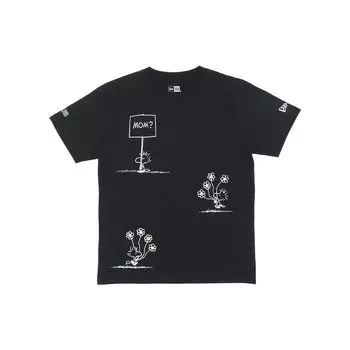 New Era New Era Kids футболка с коротким рукавом Peanuts Snoopy Collaboration черная 160 YTH SS CT TEE PEANUTS BLK