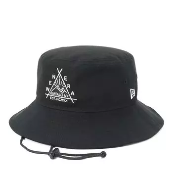 New Era Outdoor Adventure Triangle Sizes OD Triangle NER36O7749 Hat, Cotton, Logo, Black, S/M, ADVLT, MTN, Black, 14392197,