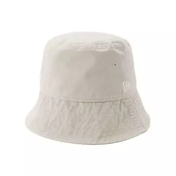 New Era Sailor Brim Bucket Solid Size SAILOR STN WHI Hat, Stone, M/L (BKT01 25J)
