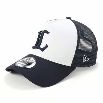 New Era Seibu Lions Mesh Japanese Professional Baseball Free Size NPB SEILIO 25J Cap, Team, White, 940AFTR, White, NVY,