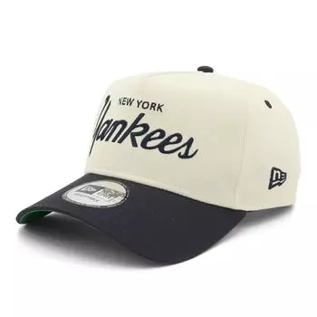 New Era Summer Corduroy Cap in NY 940AF SUMMER COLE NEYYAN CHR 14388659 NER36C7609 9FORTYA-FRAME Two-Tone Chrome/Navy (Free Size, NVY)