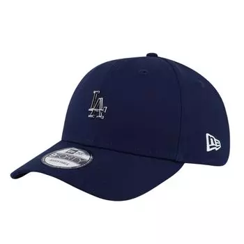 New Era Унисекс кепка Dodgers 9FORTY 940 MINI COLOR LA Металлический логотип (JP, Алфавит, M, L, (002) синий) [Использовал]