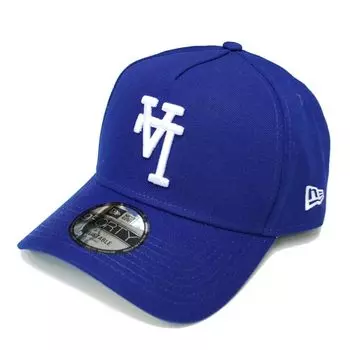 New Era USA 9FORTY LOS ANGELES DODGERS UPSIDE DOWN Los Angeles Dodgers 940 Reverse A-FRAME Cap, (Royal) [Used]
