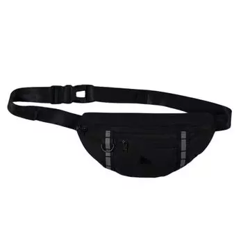 New Era Waist Bag Pouch Bag Unisex Black Black Street Cool NEW ERA Street 90 s 90 s [Item]